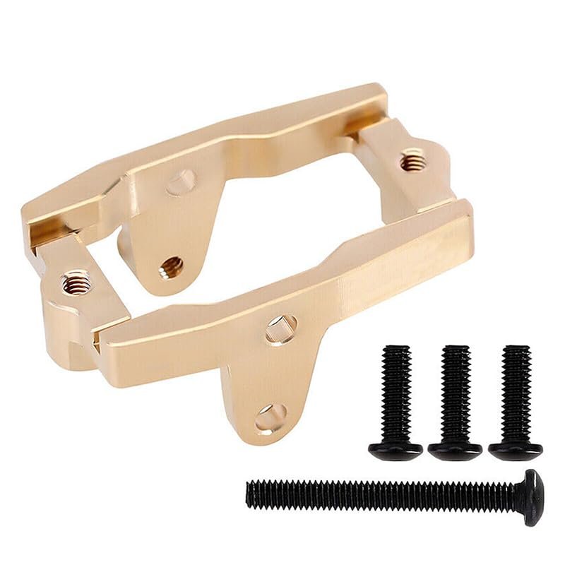 Upgrades for Traxxas TRX-4M, Brass Alloy Machined Steering Servo Mount for Traxxas 1/18 TRX-4M Crawler