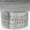 DRW Antique-Style Aluminum Table Vase, 33 x 33 x 33 cm, Silver view 2