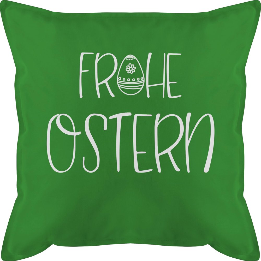 Shirtracer Easter Cushion 50 x 50 cm – Happy Easter Egg I, Green