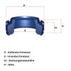 1x Z-U Cushioning Piston Seal PU 36 x 46 x 6.2/7.8 mm | Z-U PU view 4