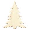Wooden Snow Fir Tree – Custom Cut 3–50 cm view 1