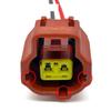 EVURU 2-Pin Coolant Temperature Sensor Connector Harness, 1JZ-GTE/2JZ-GTE/Miata IAC, Brown, 1 pc with 15 cm Wire view 1