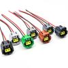 EVURU 2-Pin Coolant Temperature Sensor Connector Harness, 1JZ-GTE/2JZ-GTE/Miata IAC, Brown, 1 pc with 15 cm Wire view 2