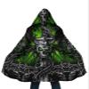 keepmore Men's Fire Dragon 3D Print Long Poncho Cape Jacket view 2
