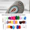 Dekaim 25-Color Wool Needle Felting Kit view 2
