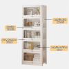 YUGXTH Mini Wooden Display Case, Transparent Acrylic, Dustproof on Three Sides, Heavy-Duty (Color: 3F, Size: 60 cm/23.6 in) view 2