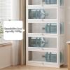 YUGXTH Mini Wooden Display Case, Transparent Acrylic, Dustproof on Three Sides, Heavy-Duty (Color: 3F, Size: 60 cm/23.6 in) view 4