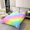 100% Cotton Rainbow Stripe Starry Sky Duvet Cover Set, 200 x 200 cm view 2