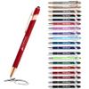 Jolis Papiers 2-in-1 Personalized Ballpoint Pens with Logo, 75-Piece Bordeaux Copper Edition view 1