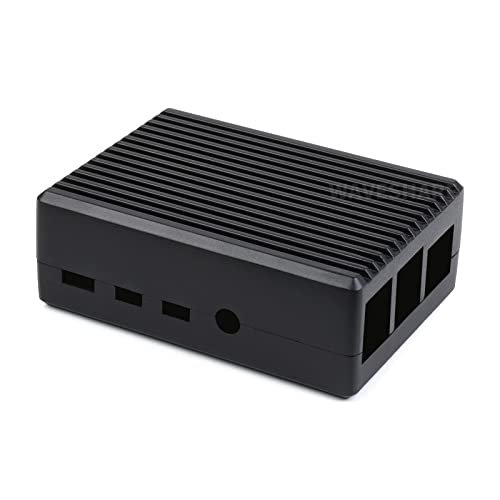 Aluminum Grooved Case with Internal Heatsink Columns for Raspberry Pi 4
