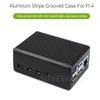 Aluminum Grooved Case with Internal Heatsink Columns for Raspberry Pi 4 view 4