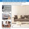 YWQJL Flannel Sofa Cover for L-Shaped Sectional, Non-Slip Sofa Protector, #2 90 x 120 cm view 4