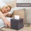 XNONE Square Leather Tissue Box Cover, Brown view 2