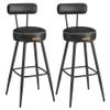 VASAGLE Bar Stools, Set of 2, Faux Leather, 101.3 cm High, Easy Assembly view 1