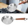 Cyrank Mini Stainless Steel Frying Pan, 12 cm/16 cm, Small Egg Pan, for Home, Restaurant and Induction Cooktops (16 cm) view 3