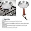 Cyrank Mini Stainless Steel Frying Pan, 12 cm/16 cm, Small Egg Pan, for Home, Restaurant and Induction Cooktops (16 cm) view 4