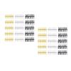 Warmhm 30-Piece Wall Clock Numeral Set with Roman and Arabic Numbers view 1