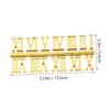 Warmhm 30-Piece Wall Clock Numeral Set with Roman and Arabic Numbers view 2
