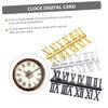 Warmhm 30-Piece Wall Clock Numeral Set with Roman and Arabic Numbers view 3