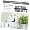 Warmhm 30-Piece Wall Clock Numeral Set with Roman and Arabic Numbers view 4