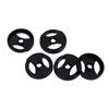 UKCOCO 15-Piece Vinyl Record Adapters for Turntables, Black view 2