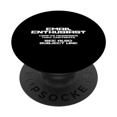 Email Enthusiast - Crafts Messages That Captivate PopSockets with Interchangeable PopGrip