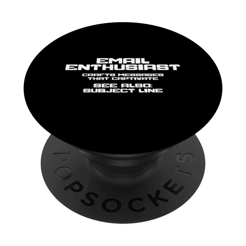 Email Enthusiast - Crafts Messages That Captivate PopSockets with Interchangeable PopGrip