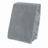 one-home Winter Fitted Sheet, Teddy Plush, Warm and Soft, Cashmere Touch, Anthracite, 140 x 200–160 x 200 cm view 1
