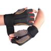 Toddmomy 3 Pairs Outdoor Fitness Gloves, Half-Finger, Wrist Support, Non-Slip, Orange view 3