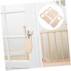 Unfinished Wooden Door Knob Sign for DIY view 2