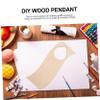 Unfinished Wooden Door Knob Sign for DIY view 4