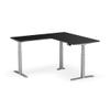 Standable L-Shaped Height-Adjustable Desk, 160 x 160 cm, Electric Office Desk with 3 Memory Presets, 65–125 cm view 1