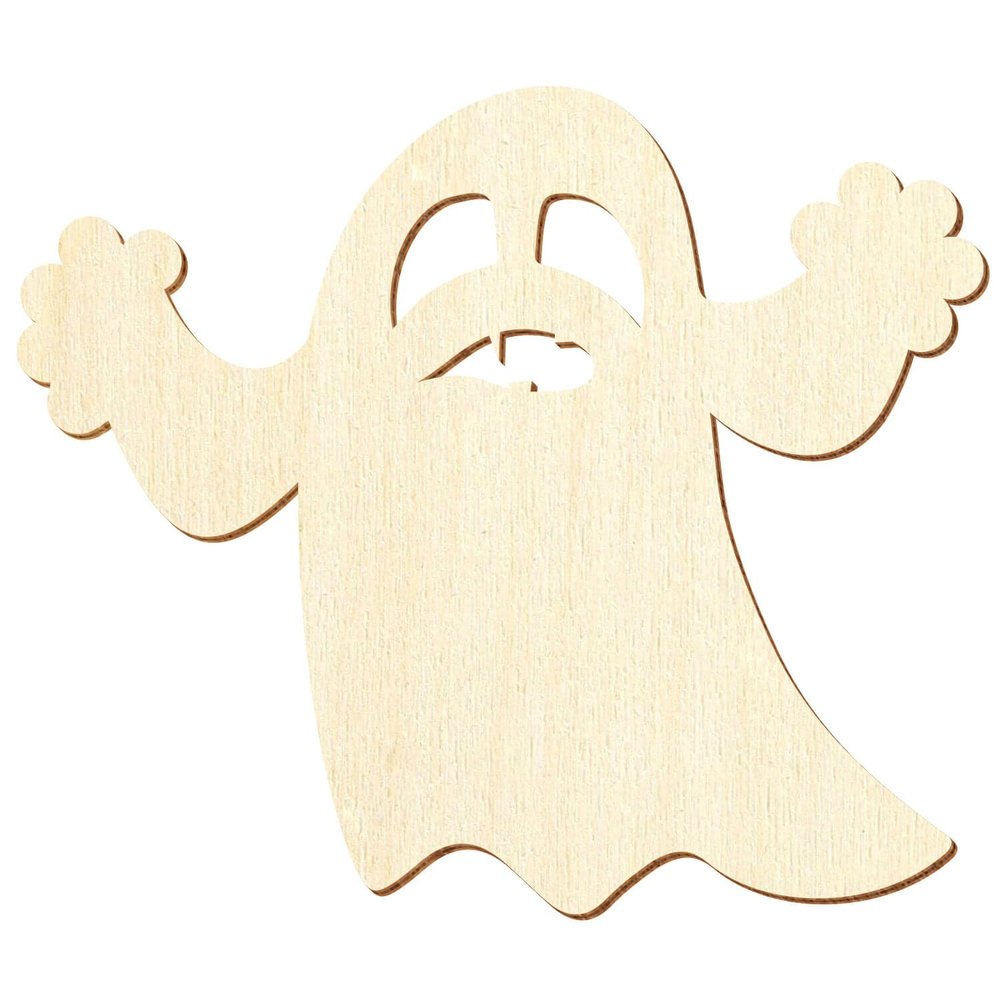 Wooden Ghost/Spirit – Custom Cut 3–50 cm for Crafts
