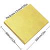 ANSNOW Pure Brass Sheet, 300 × 300 × 1.5 mm view 2