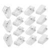 Ciieeo 120-Piece Transparent Self-Adhesive Spring Clips for Posters and Name Badges view 3