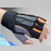 Toddmomy 3-Pair Outdoor Fitness Training Half-Finger Gloves with Wrist Support, Non-Slip, Orange view 2
