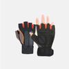 Toddmomy 3-Pair Outdoor Fitness Training Half-Finger Gloves with Wrist Support, Non-Slip, Orange view 3
