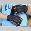 Toddmomy 3-Pair Outdoor Fitness Training Half-Finger Gloves with Wrist Support, Non-Slip, Orange view 4
