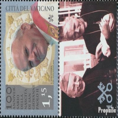 Prophila Collection Vatican City 2005Zf with Decorative Label (Complete Issue), Unused ** MNH 2020 Pope John Paul II (Collector's Stamp) Christianity
