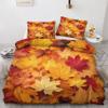 GEDAEUBA Autumn Maple Reversible Bedding Set, 135 x 200 cm view 1