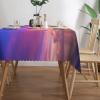 Rectangular Tablecloth, Miami Sunset Design, Stain-Resistant, Wrinkle-Free, Washable, 140 x 180 cm view 3