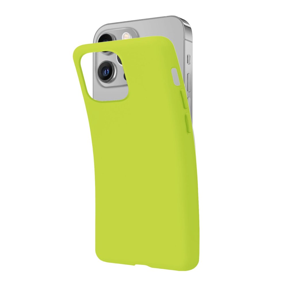 SBS Protective Case for iPhone 14 Plus, Acid Green Pantone 2297 C, Soft and Flexible (Green)