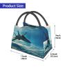 MKNAZ Lunch Bag, Fighter Jet Print, Lightweight and Spacious view 3