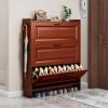 MMOU Narrow Shoe Cabinet with Drawer, 3 Flip Drawers, Space-Saving Shoe Organizer, 70 x 24 x 113 cm (Size: 70 x 17 x 113 cm) view 3