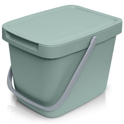 YourCasa Kitchen Compost Bin, 6 L, Mint