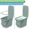 YourCasa Kitchen Compost Bin, 6 L, Mint view 3