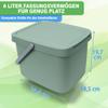YourCasa Kitchen Compost Bin, 6 L, Mint view 4