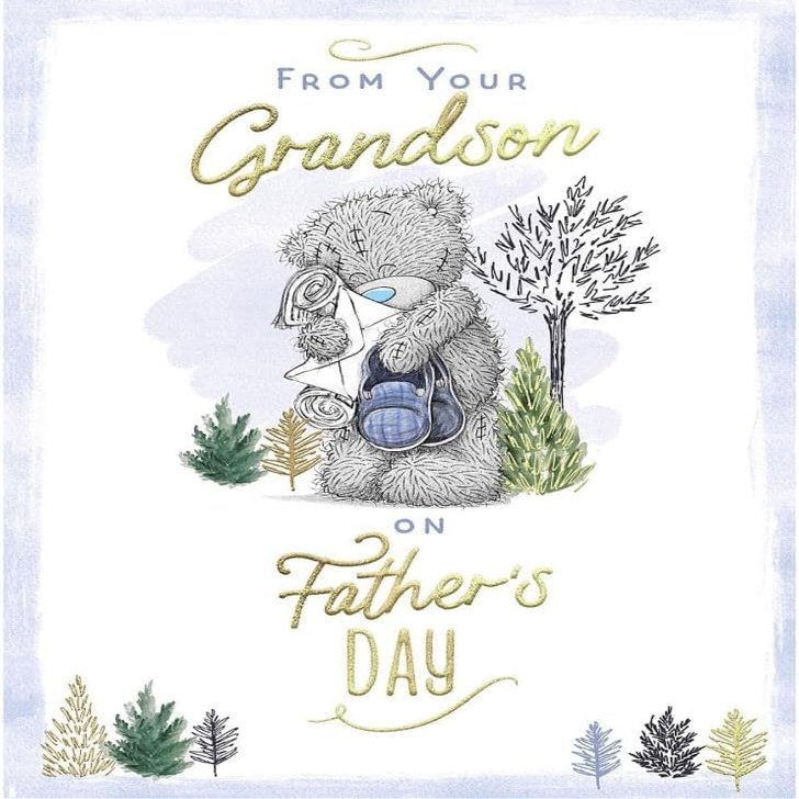Me to You Bear Father's Day Card from Your Grandson