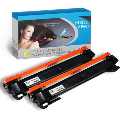 IPA Printservice TN1050 Twin Pack (2 Black) Compatible Toner for Brother MFC 1810, DCP 1610, HL 1110