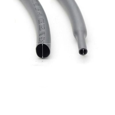 1 m Heat-Shrink Tubing, 2:1 Polyolefin, Gray, 12 mm Diameter